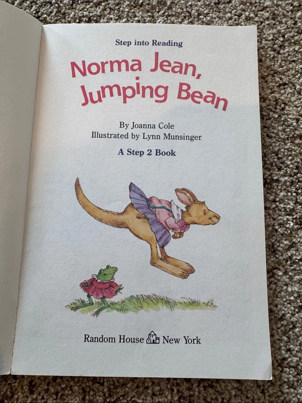 Norma Jean, Jumping Bean Step into Reading Book by Joanna Cole - Picture 7 of 11